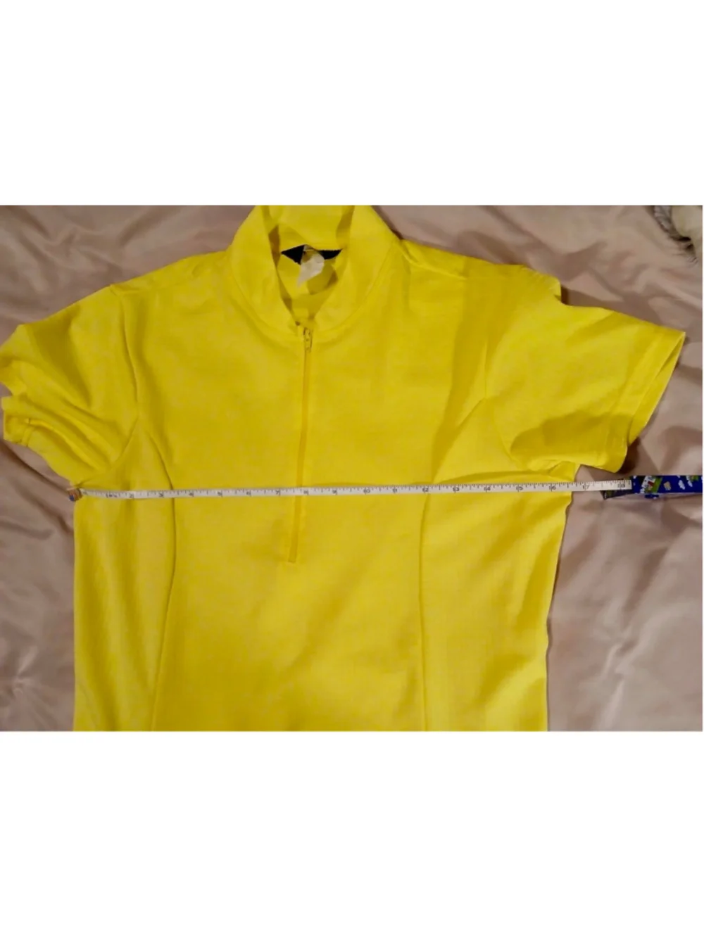 Canari Women's Small Cycling Jersey – Yellow Half Zip -INV77 - b2